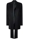 Pinko Sash Blazer In Black