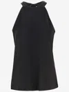 Pinko Satin Top With Bow