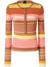 Pinko Striped Sweater Sweaters And Cardigans Multicolor In Multi