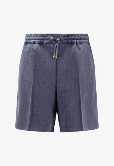 Pinko Scarola Bermuda Shorts In Blue