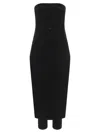 Pinko Jumpsuit With Skirt-effect Front In Black