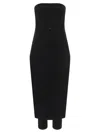 Pinko Jumpsuit With Skirt-effect Front In Black