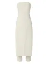 Pinko Scartaregalo Strapless Jumpsuit In Neutral