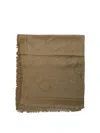 Pinko Scarves Beige In Brown