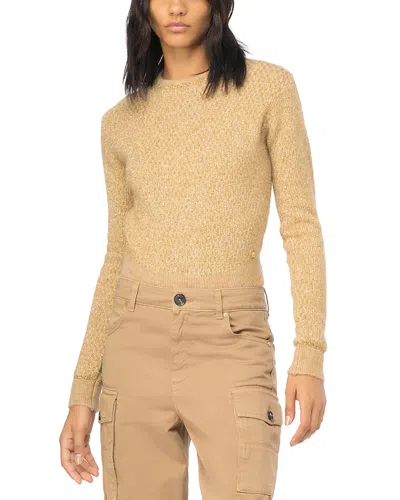 Pinko Scimpanze Metallic Knit Sweater In Cl