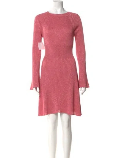 Pre-owned Pinko Scoop Neck Mini Dress