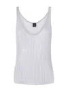 Pinko Noha Viscose And Metallized Fibre Tank Top