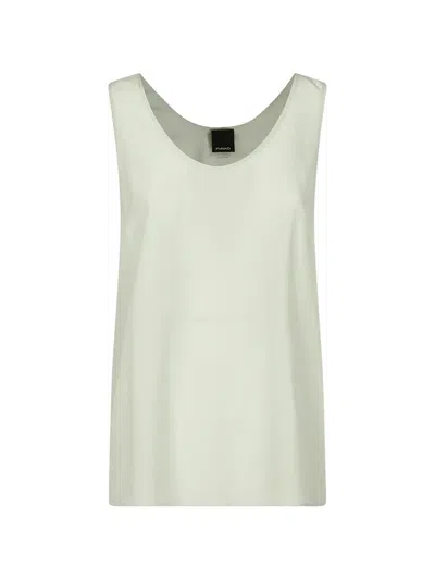 Pinko Scoop-neck Vest In Green