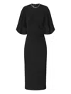 Pinko Dress With Bejewelled Details In Black