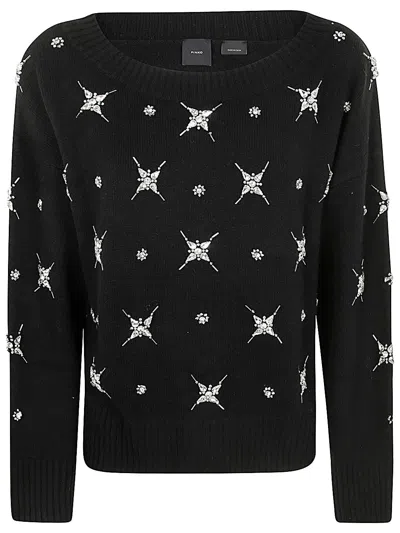 Pinko Scottish Fold Sweater In Black