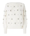 Pinko Scottish Fold Sweater In White