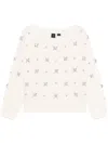 Pinko Scottish Fold Sweater In White