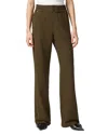 Pinko Logo Embroidered Wide In Green Amazonia