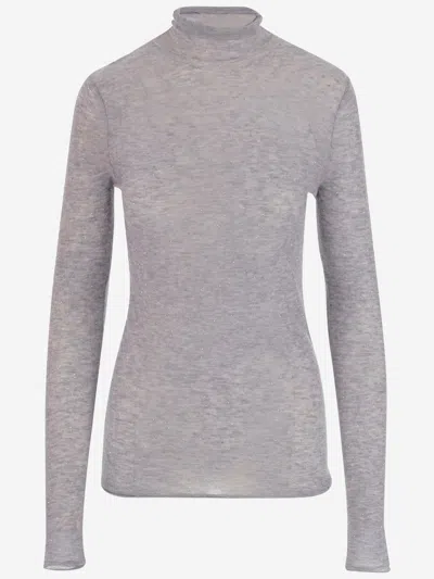 PINKO SEMI-SHEER WOOL SWEATER