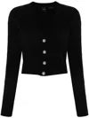 Pinko Sensoriale Cardigan In Black