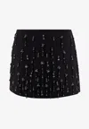 Pinko Memory Mini Skirt In Black