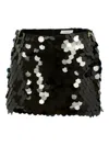 Pinko Sequin Embellished Skirt In Black