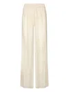 Pinko Sequin-mesh Trousers In Neutral