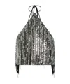 Pinko Sequin Sling In Black