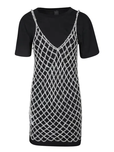 PINKO SEQUIN T-SHIRT DRESS