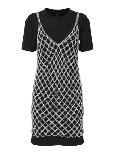 PINKO SEQUIN T-SHIRT DRESS