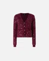 Pinko Long-sleeved Cardigan In Multi