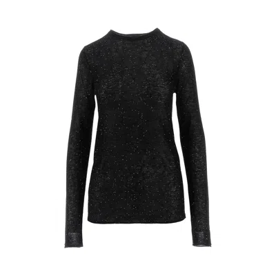 PINKO SEQUINNED KNITTED TOP