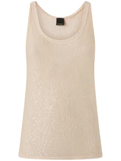 PINKO SEQUINNED TANK TOP