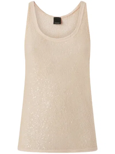 PINKO SEQUINNED TANK TOP