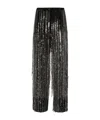Pinko Sequinned Trousers In Black