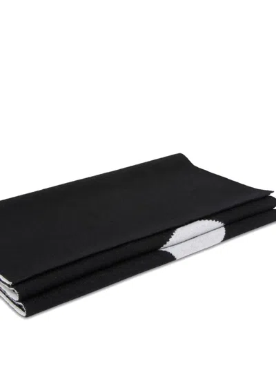 Pinko Serbia Sciarpa Tubico Con Logo In Black