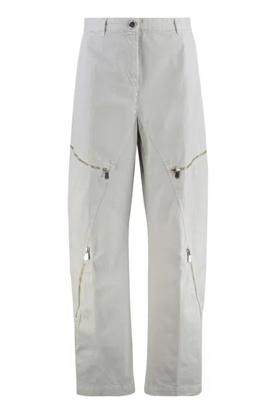 PINKO PINKO SERE NERE COTTON TROUSERS