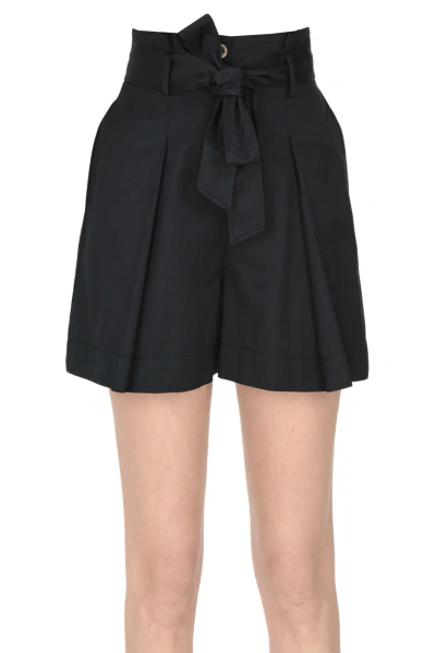 Pinko Sereno Shorts In Black