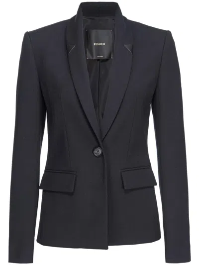 PINKO PINKO SHAWL-LAPEL TWILL BLAZER
