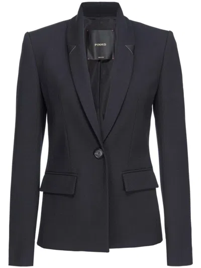 PINKO SHAWL-LAPEL TWILL BLAZER