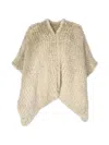 Pinko Shearling Jacket In Neutrals