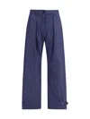 Pinko Straight-leg Casual Pants In Purple
