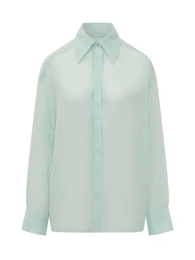 Pinko Shirt Ananas In Mini Style In Verde Salvia