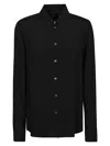 Pinko Button Up Sleeved Shirt In Black