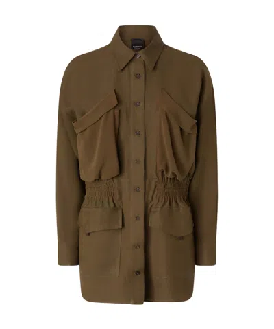 PINKO PINKO POCKET DETAILED BUTTON-UP JACKET