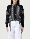 Pinko Bandana Print Button-down Shirt With Adjustable Hem