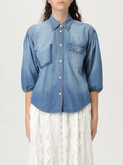 PINKO SHIRT PINKO WOMAN COLOR BLUE,G94028009