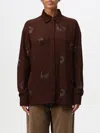 PINKO SHIRT PINKO WOMAN COLOR BROWN,g02715032