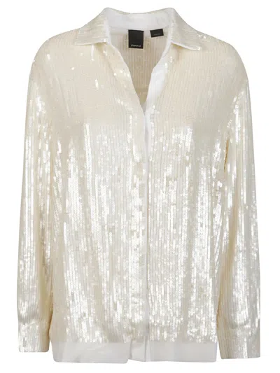 Pinko Shirt In Bianco-biancaneve