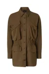 Pinko Lightweight Shacket With Pockets