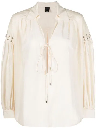 Pinko Tunika Mit Ringen In Pink