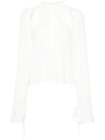Pinko Shirts In Bianco Gelato/vaniglia
