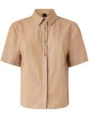 Pinko Shirts In Brown