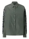 Pinko Shirts Verde Siccomoro In Green