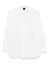 Pinko Long Sleeve Shirt With Pointed Collar In White